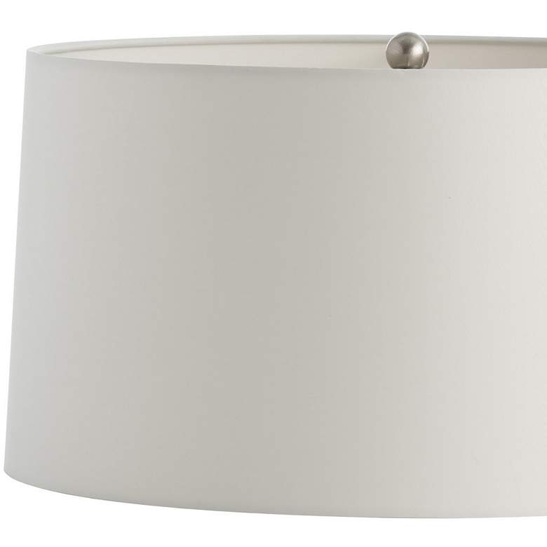 Image 4 Arteriors Home Narsi 30 1/2 inch Antiqued Aluminum Modern Table Lamp more views