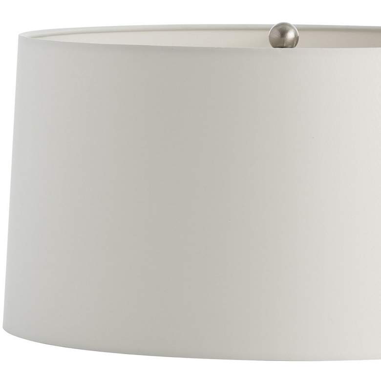 Image 4 Arteriors Home Narsi 30 1/2" Antiqued Aluminum Modern Table Lamp more views