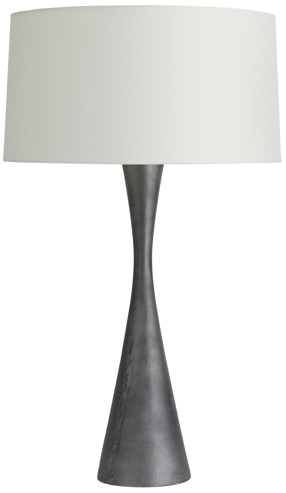Image 6 Arteriors Home Narsi 30 1/2" Antiqued Aluminum Modern Table Lamp more views