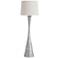 Arteriors Home Narsi Modern Hourglass Aluminum Floor Lamp
