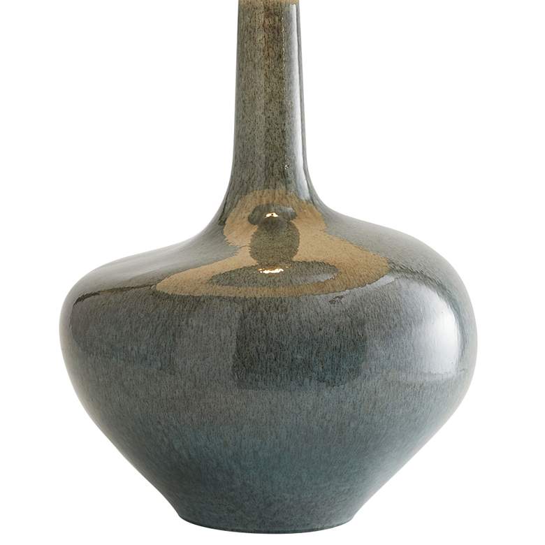 Image 4 Arteriors Home Nash 26 1/2" Blue Tidal Modern Ceramic Table Lamp more views