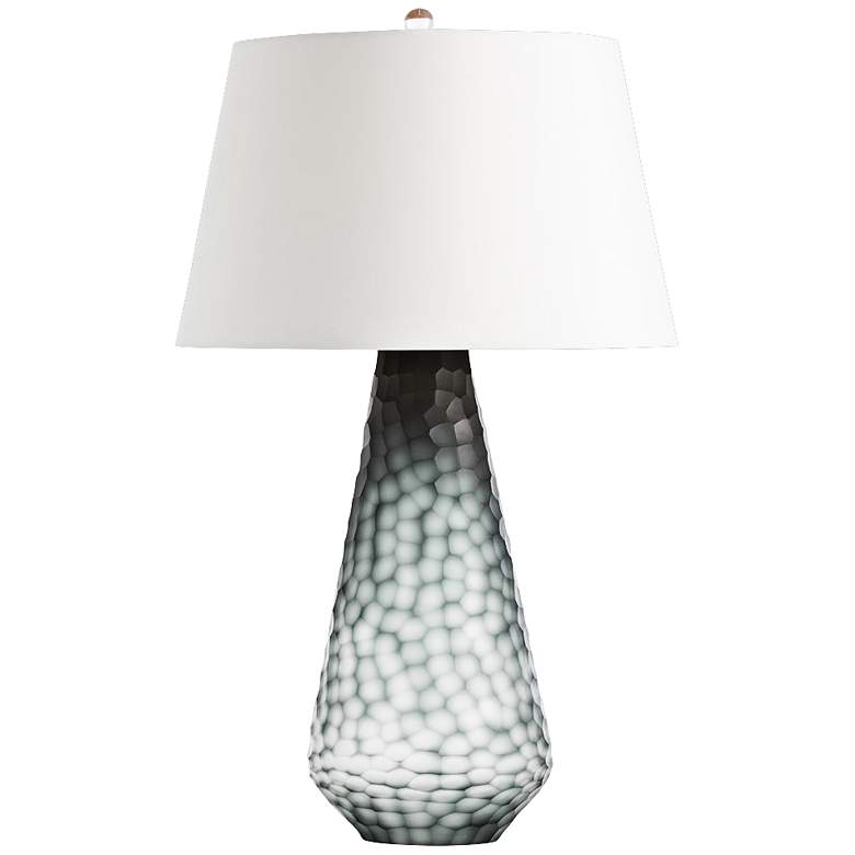 Image 1 Arteriors Home Nathaniel Black Chiseled Glass Table Lamp