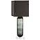 Arteriors Home Nicole Black Etched Glass Table Lamp
