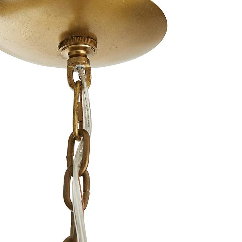 Image 6 Arteriors Home Nolan 30" Wide Vintage Brass Pendant Light more views
