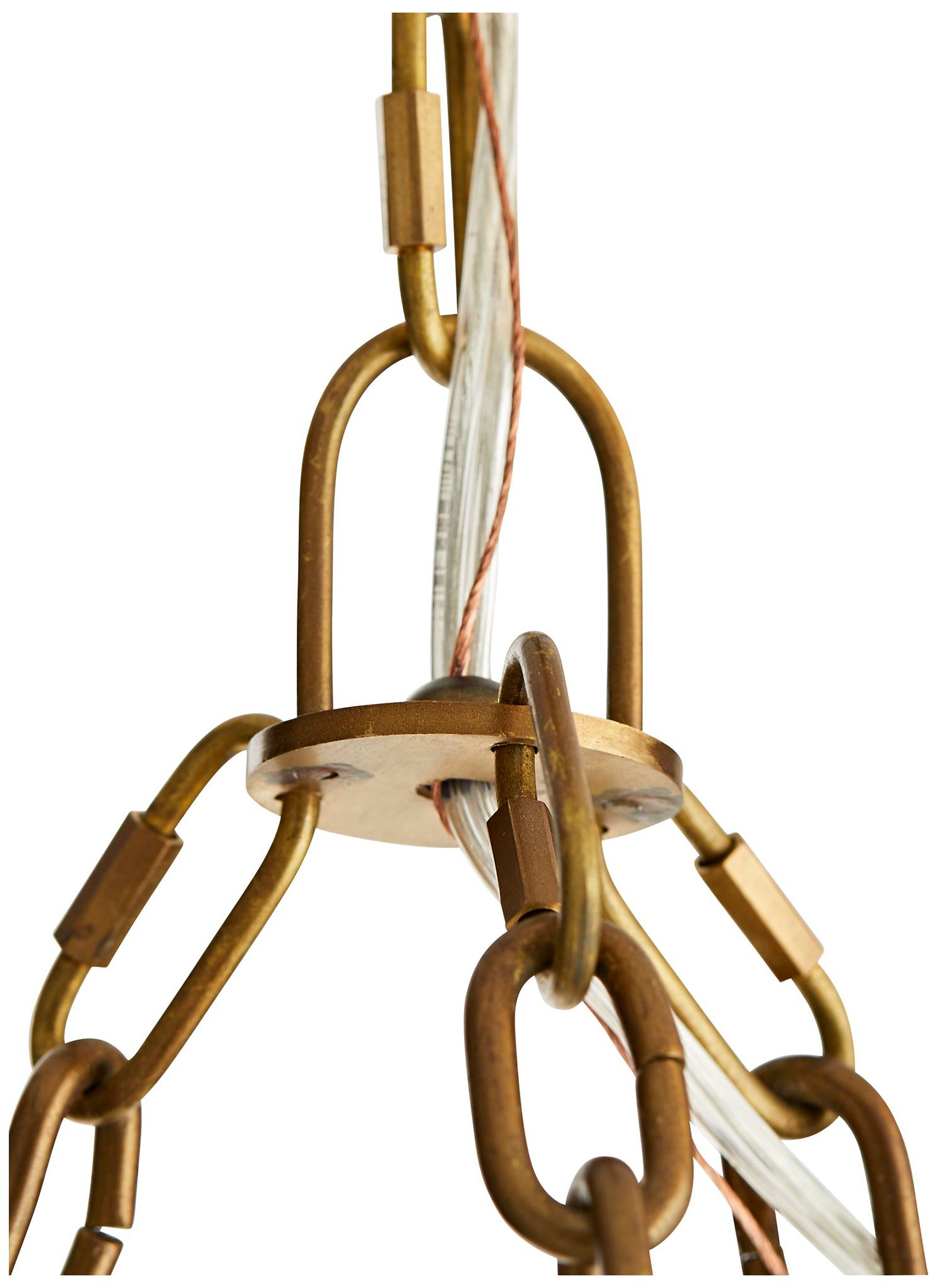 Arteriors Home Nolan 30" Wide Vintage Brass Pendant Light