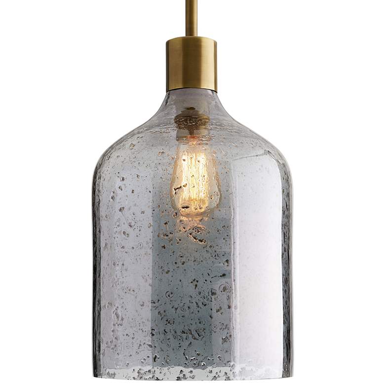 Image 1 Arteriors Home Noreen 9 1/2" Wide Blue Smoke Mini Pendant Light