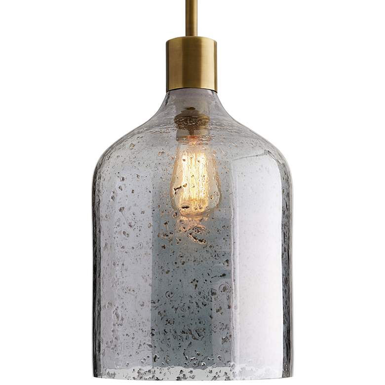 Image 1 Arteriors Home Noreen 9 1/2 inch Wide Blue Smoke Mini Pendant Light