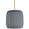 Arteriors Home Norelle 20"W Dark Gray Striped Pendant Light