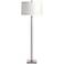 Arteriors Home Norman Glass and Polished Nickel Floor Lamp