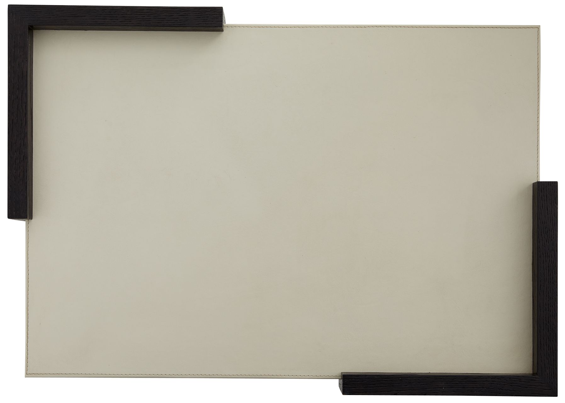 Image 6 Arteriors Home Odin Ivory Wood Rectangular Tray more views