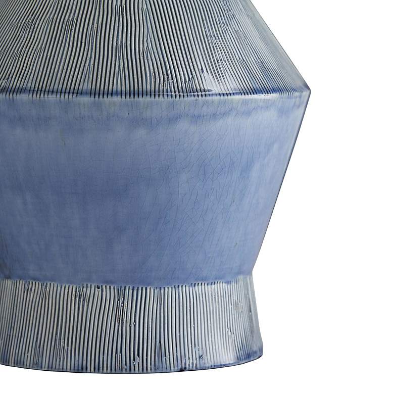 Image 3 Arteriors Home Ogden 28 inch Provincial Blue Porcelain Table Lamp more views