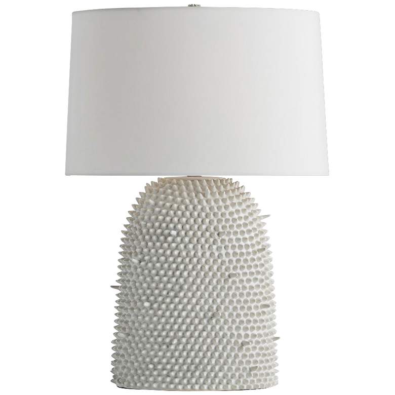 Image 1 Arteriors Home Orrick Glossy White Tall Table Lamp