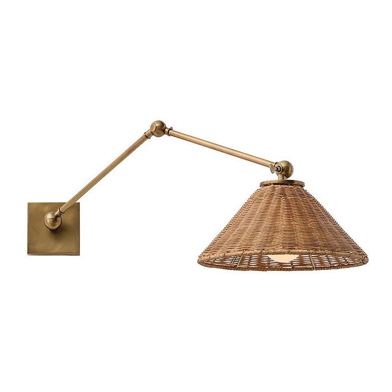 Image 1 Arteriors Home Padma Antique Brass Wall Lamp