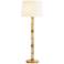 Arteriors Home Panama Natural Rattan Column Floor Lamp