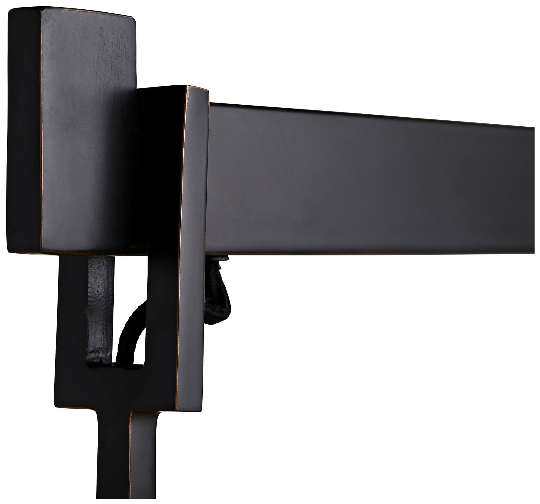 Arteriors Home Piloti 76 1/2" High Black and Faux Marble Floor Lamp