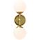 Arteriors Home Polaris 17" High Antique Brass Wall Sconce