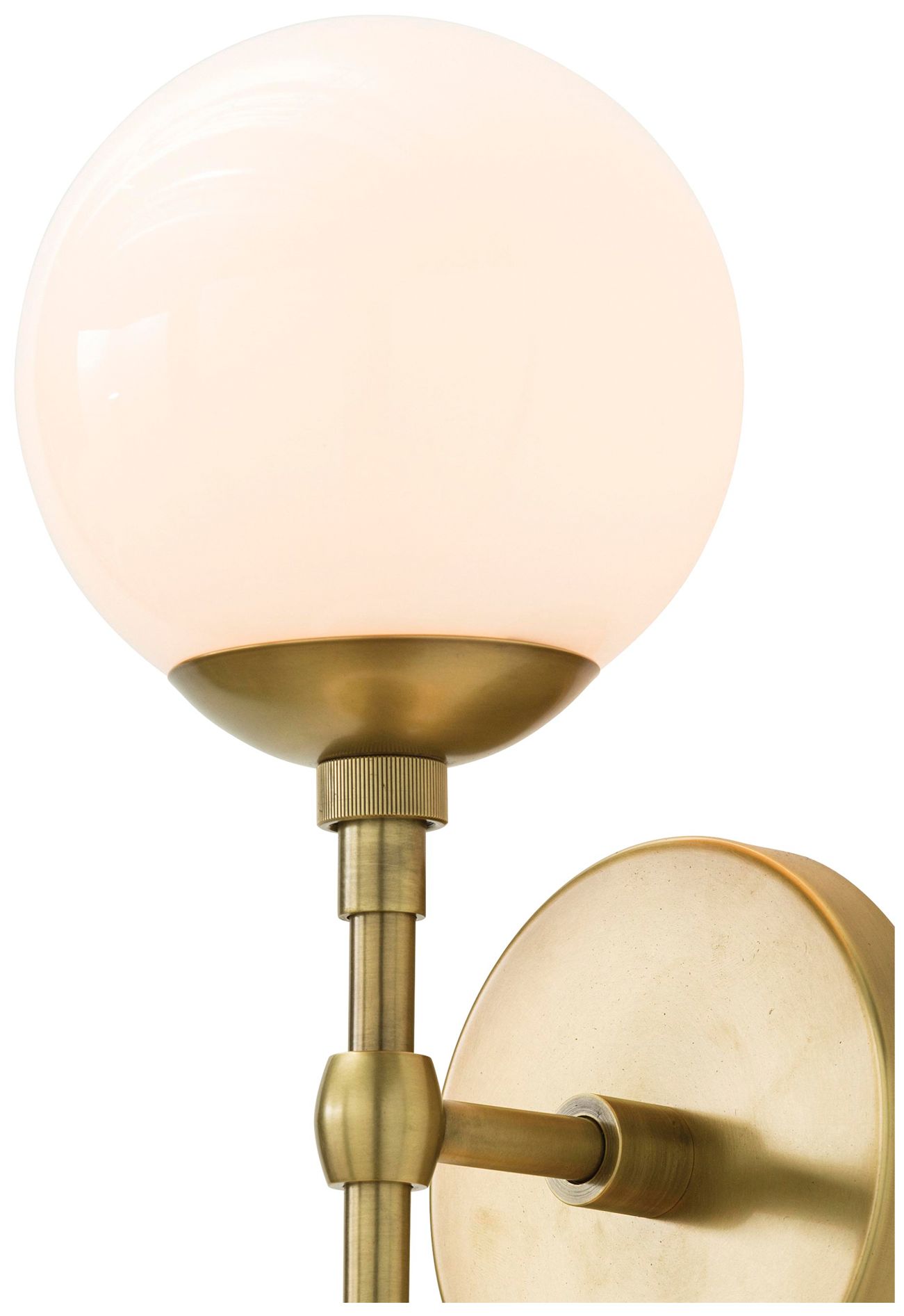 Image 4 Arteriors Home Polaris 17" High Antique Brass Wall Sconce more views