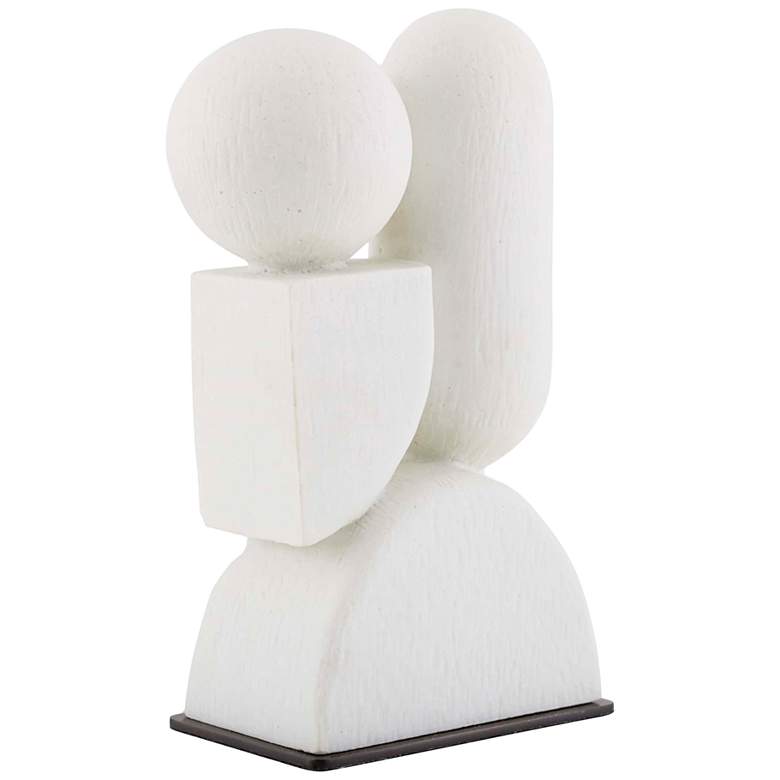 Image 1 Arteriors Home Poza 15" High Ivory Riverstone Sculpture