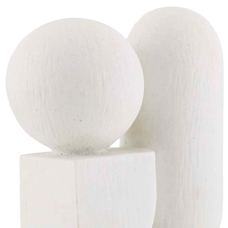 Image 2 Arteriors Home Poza 15 inch High Ivory Riverstone Sculpture more views