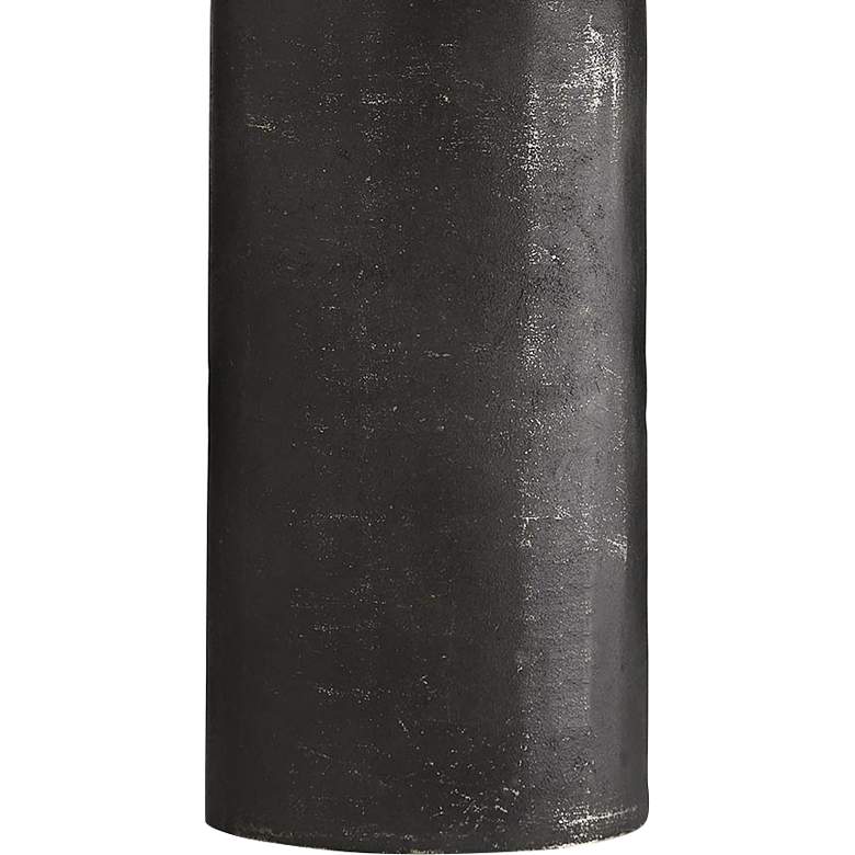 Image 3 Arteriors Home Prague 29 1/2" Blackened Metal Column Table Lamp more views