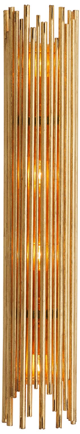Image 2 Arteriors Home Prescott 26" High Gold Leaf Wall Sconce more views