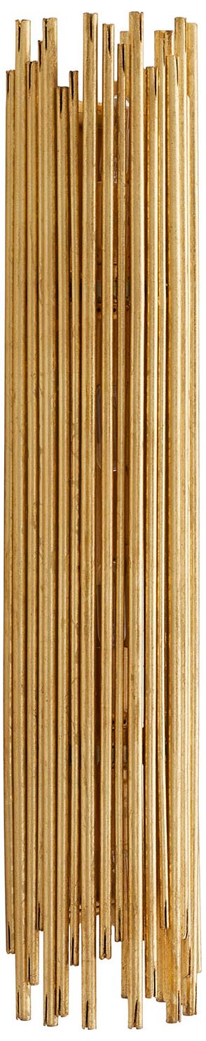 Image 3 Arteriors Home Prescott 26" High Gold Leaf Wall Sconce more views