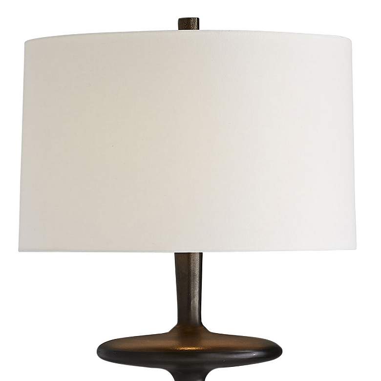 Image 3 Arteriors Home Putney 68" Antiqued Aluminum Finish Modern Floor Lamp more views