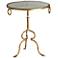 Arteriors Home Raul Gold Leaf Side Table