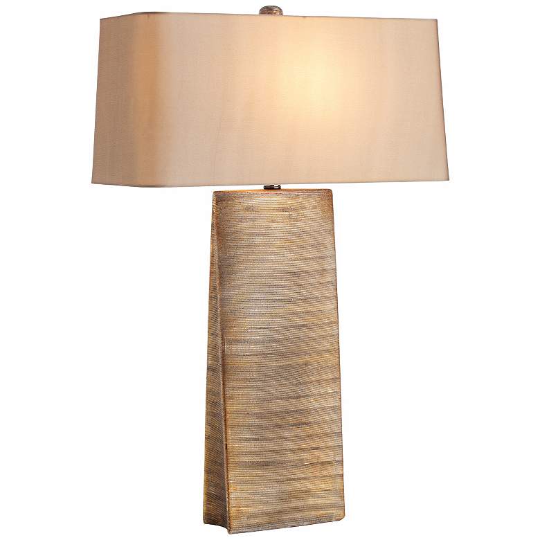 Image 1 Arteriors Home Ravi Scratched Gilt Gold Table Lamp