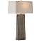 Arteriors Home Ravi Tapered Snakeskin Gray Table Lamp