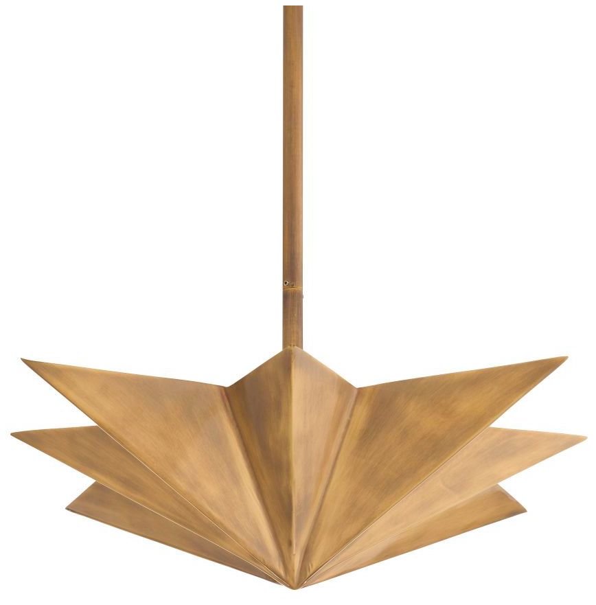 Thumbnail2 of Arteriors Home Rex 19" Wide Antique Brass Modern Star Pendant more views