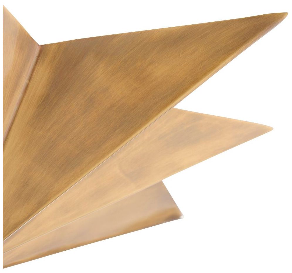 Arteriors Home Rex 19" Wide Antique Brass Modern Star Pendant