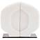 Arteriors Home Riverstone 9" High Saffron Ivory Bookends Set of 2