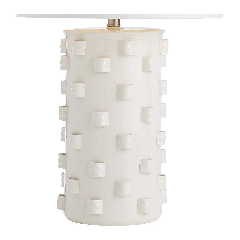 Image 3 Arteriors Home Robertson 31.5 inch Ivory Crackle Modern Ceramic Table Lamp more views