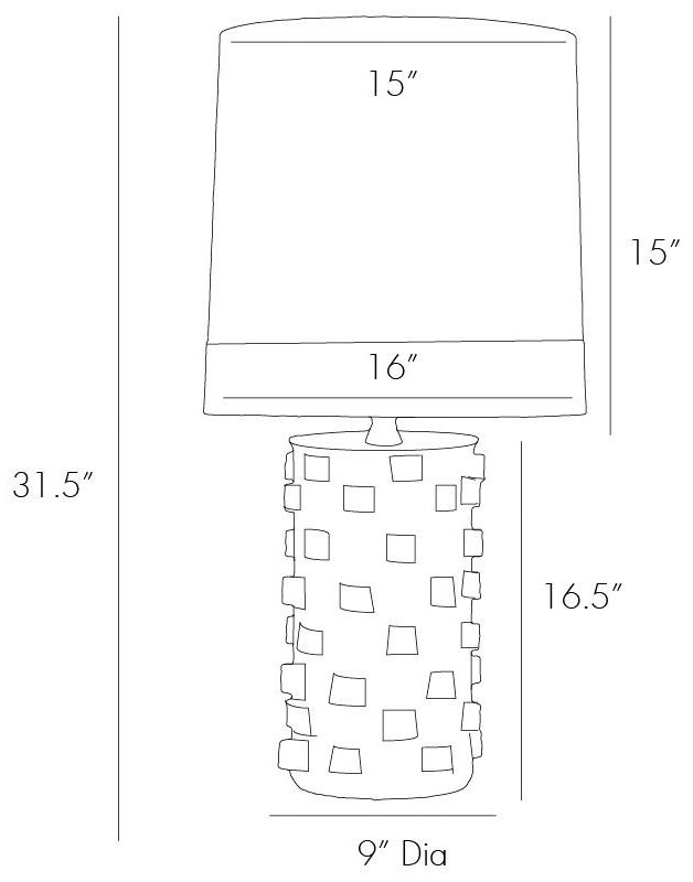 Image 6 Arteriors Home Robertson 31.5" Ivory Crackle Modern Ceramic Table Lamp more views