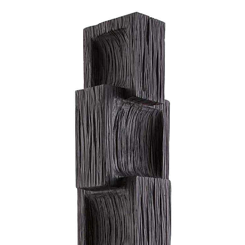 Image 2 Arteriors Home Rollins 55" High Ebony Floor Sculpture more views