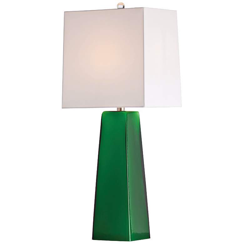 Image 1 Arteriors Home Roma Emerald Cased Glass Table Lamp