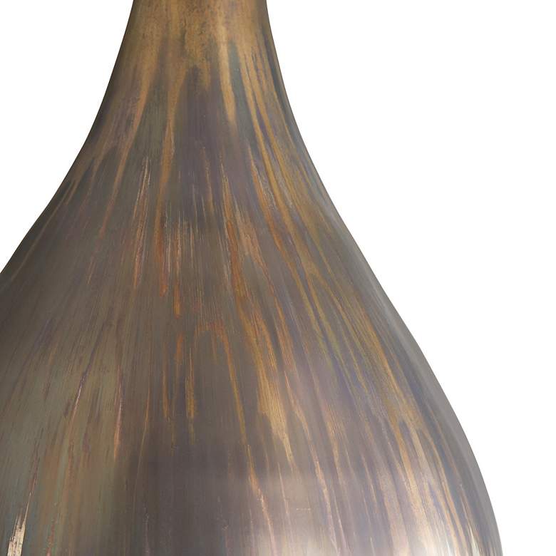 Image 5 Arteriors Home Romy 32" Satin Silvered Bronze Mercury Glass Table Lamp more views