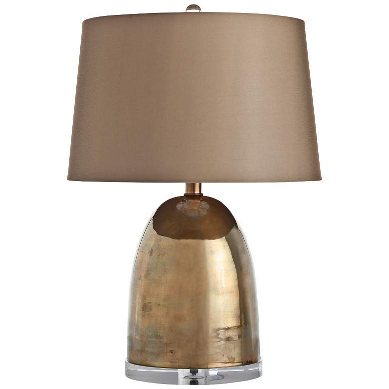Image 1 Arteriors Home Ryder Small Vintage Brass Table Lamp
