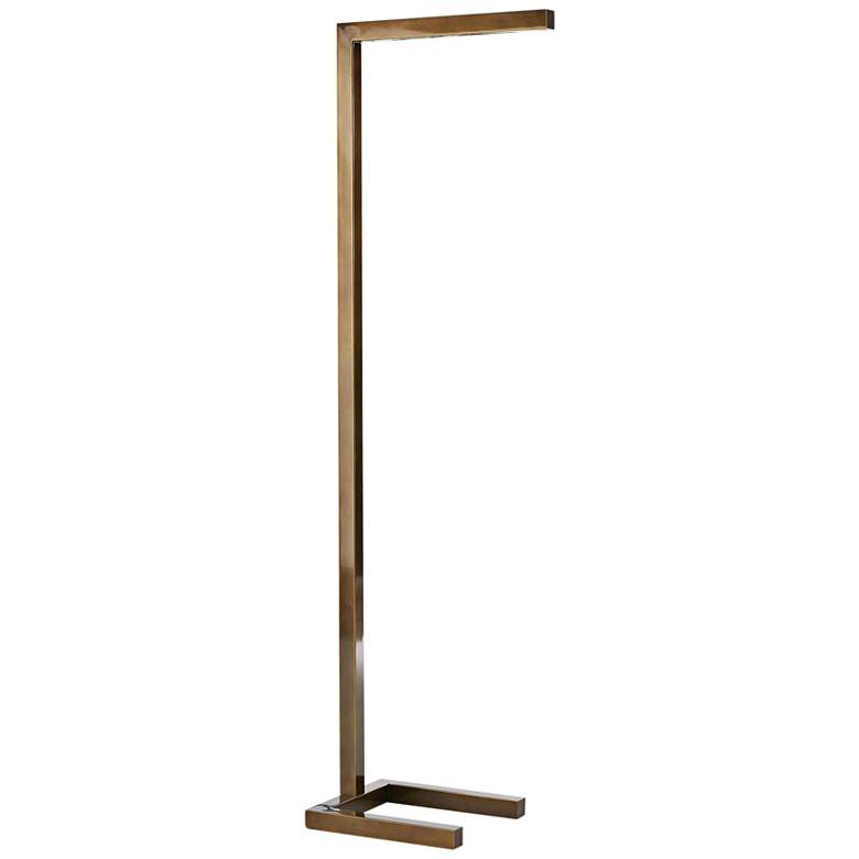 Image 2 Arteriors Home Salford 52" High Vintage Brass Metal Floor Lamp