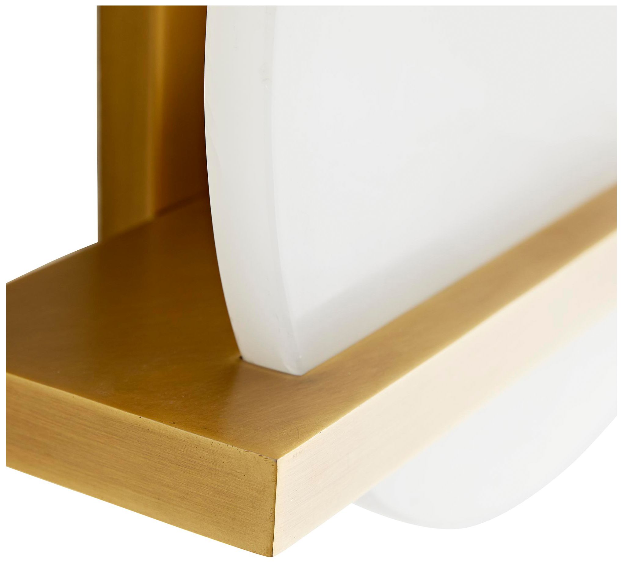 Arteriors Home Savlon 10" High Gold and White Wall Sconce in scene