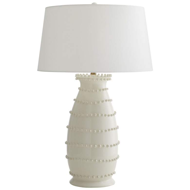 Image 1 Arteriors Home Spitzy 30.5" High Ivory Ceramic Table Lamp