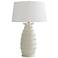 Arteriors Home Spitzy 30.5" High Ivory Ceramic Table Lamp