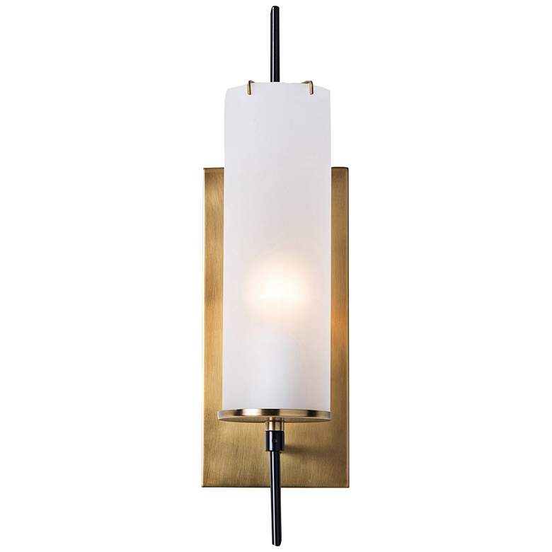 Image 1 Arteriors Home Stefan 20" High Antique Brass Wall Sconce
