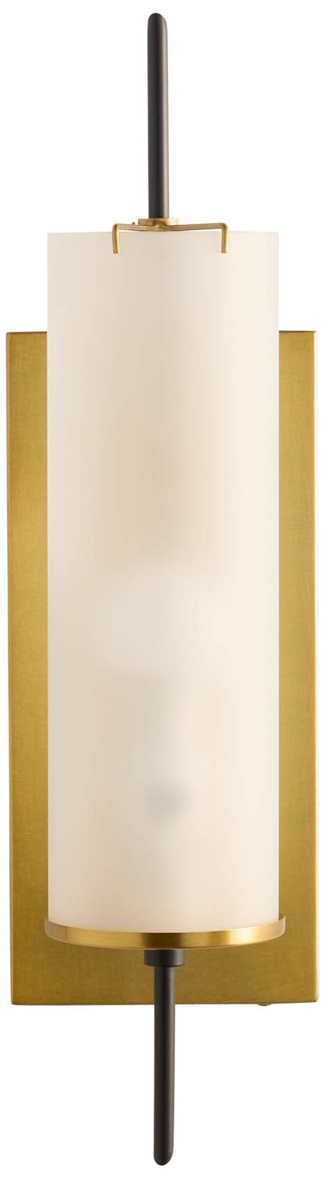 Image 2 Arteriors Home Stefan 20" High Antique Brass Wall Sconce more views