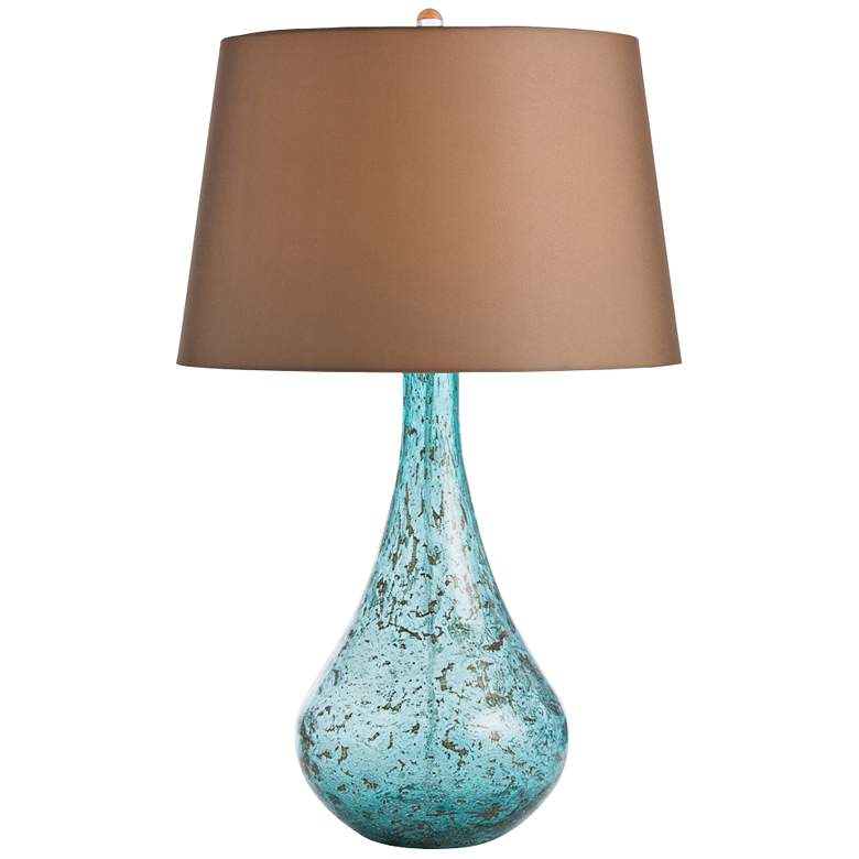 Image 1 Arteriors Home Sully Infused Glass Teardrop Table Lamp