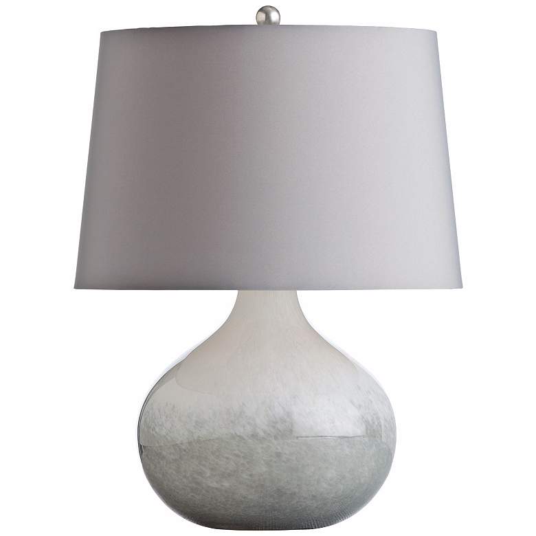 Image 1 Arteriors Home Sully White Spattered Cased Glass Table Lamp