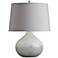 Arteriors Home Sully White Spattered Cased Glass Table Lamp