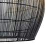 Arteriors Home Swami 22" Wide Natural and Black Ombre Pendant