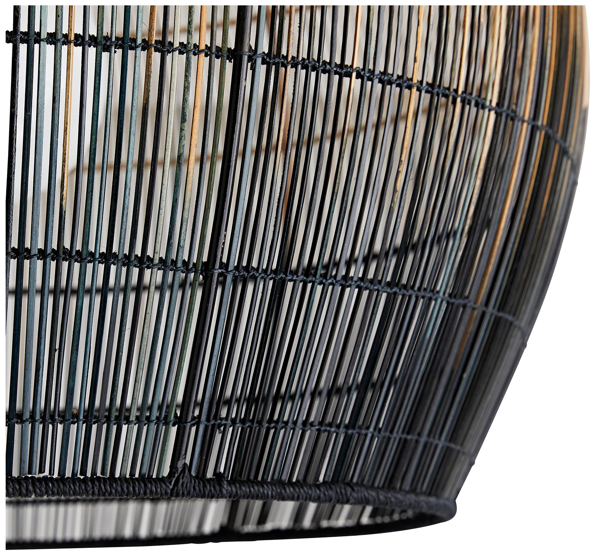 Image 6 Arteriors Home Swami 22" Wide Natural and Black Ombre Pendant more views